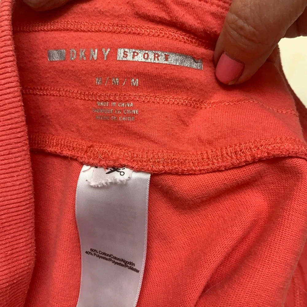 DKNY Coral Sweatpants with White Branding
